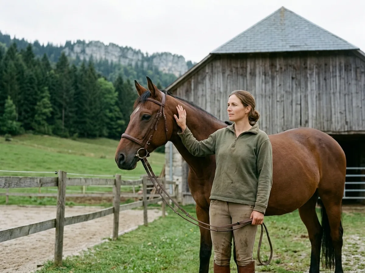 Cours d'équitation à Menthonnex-sous-Clermont, Haute-Savoie