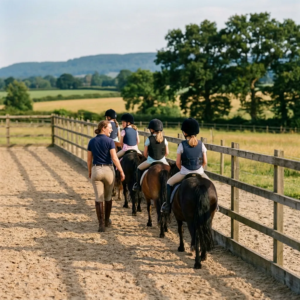Cours de poney à Menthonnex-sous-Clermont, Haute-Savoie